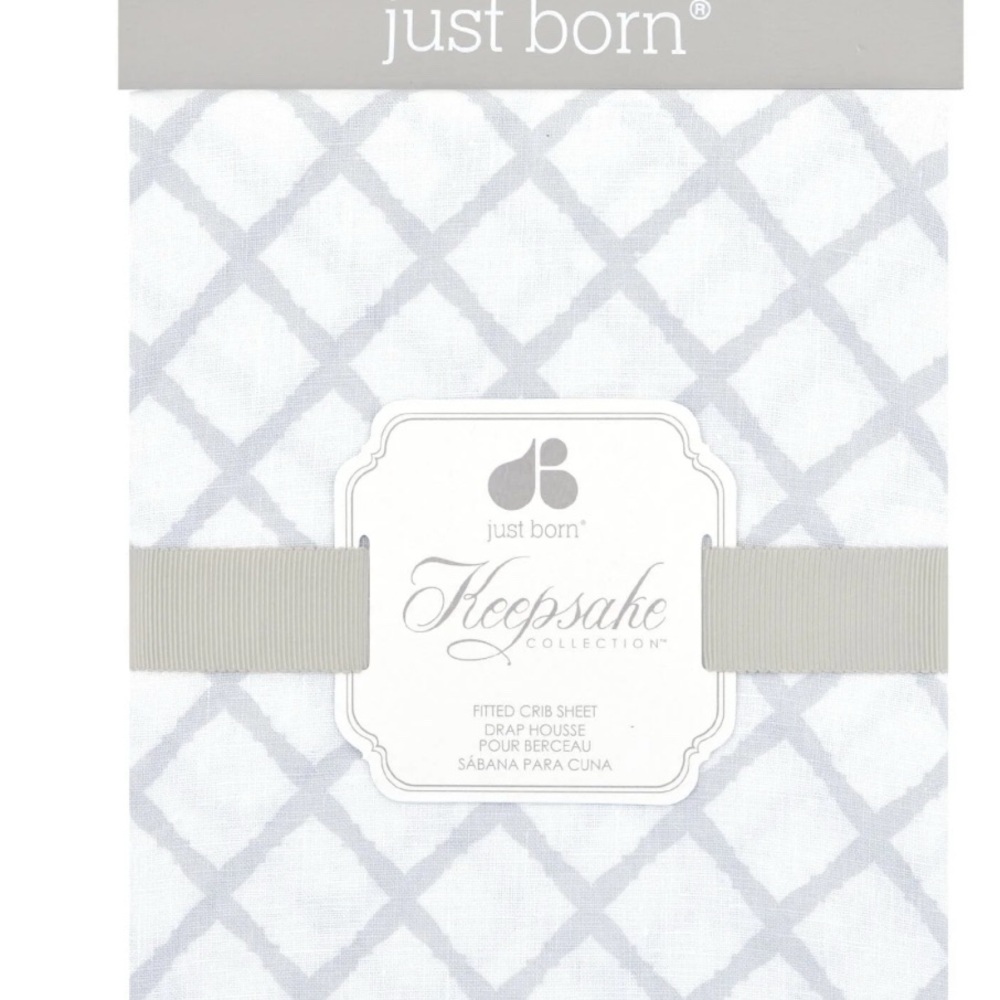 Just Born Keepsake Crib Sheet